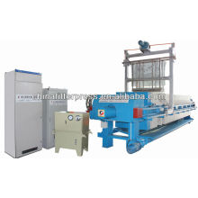 Automatic PLC Controll Cloth Washing Filter Press Machine